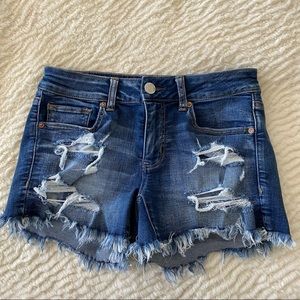 American eagle jean shorts size 6